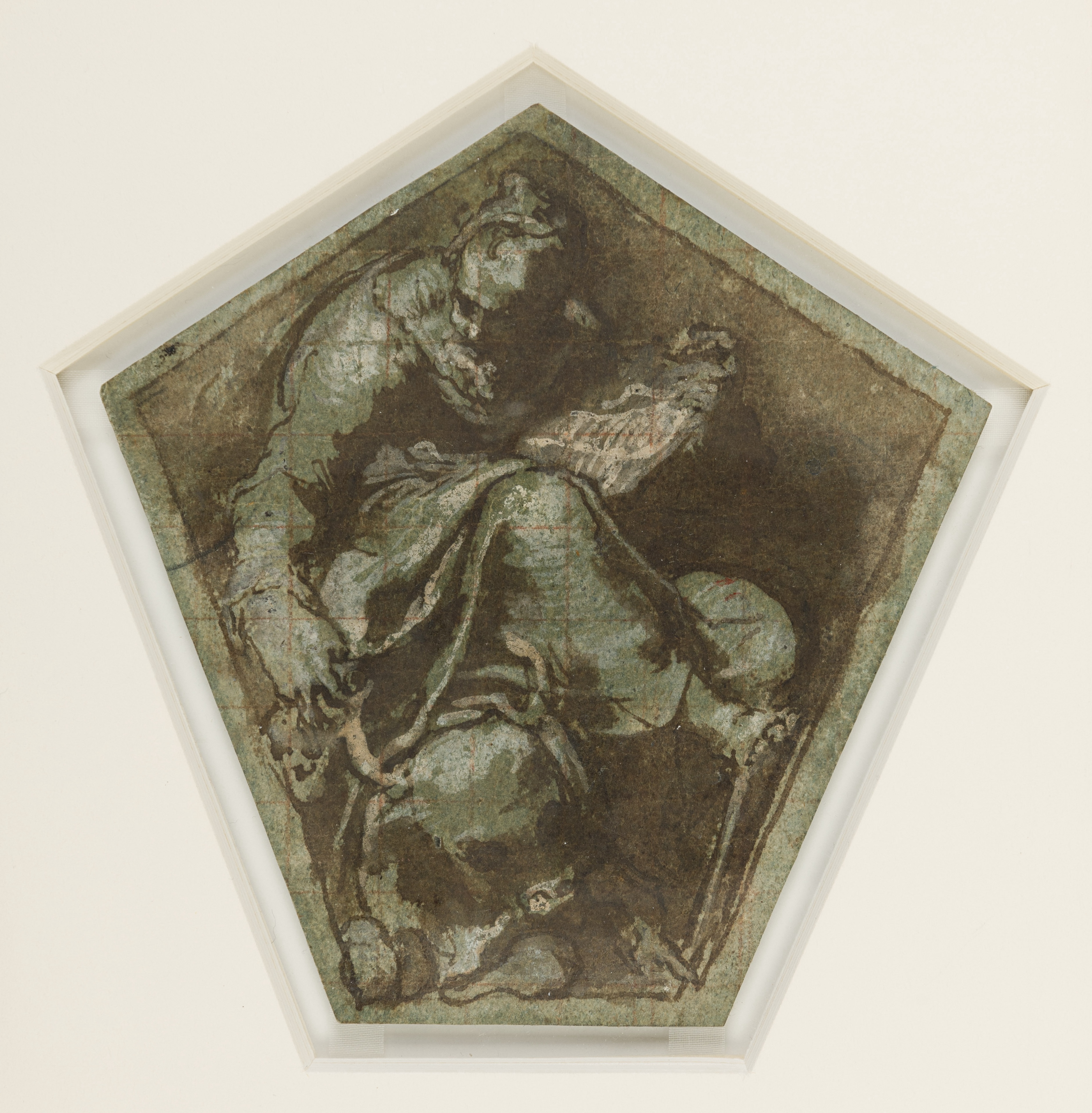 Design for a Pendentive with Saint Luke